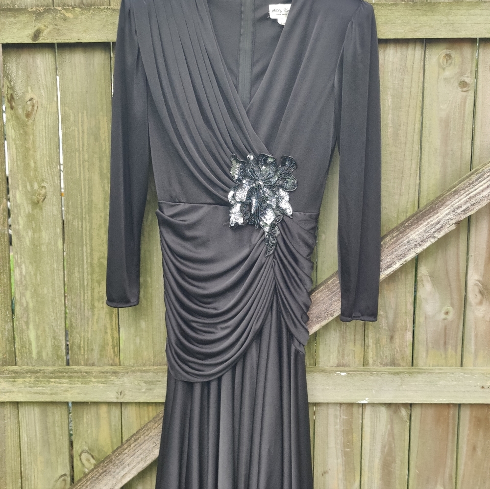 Black cocktail dress